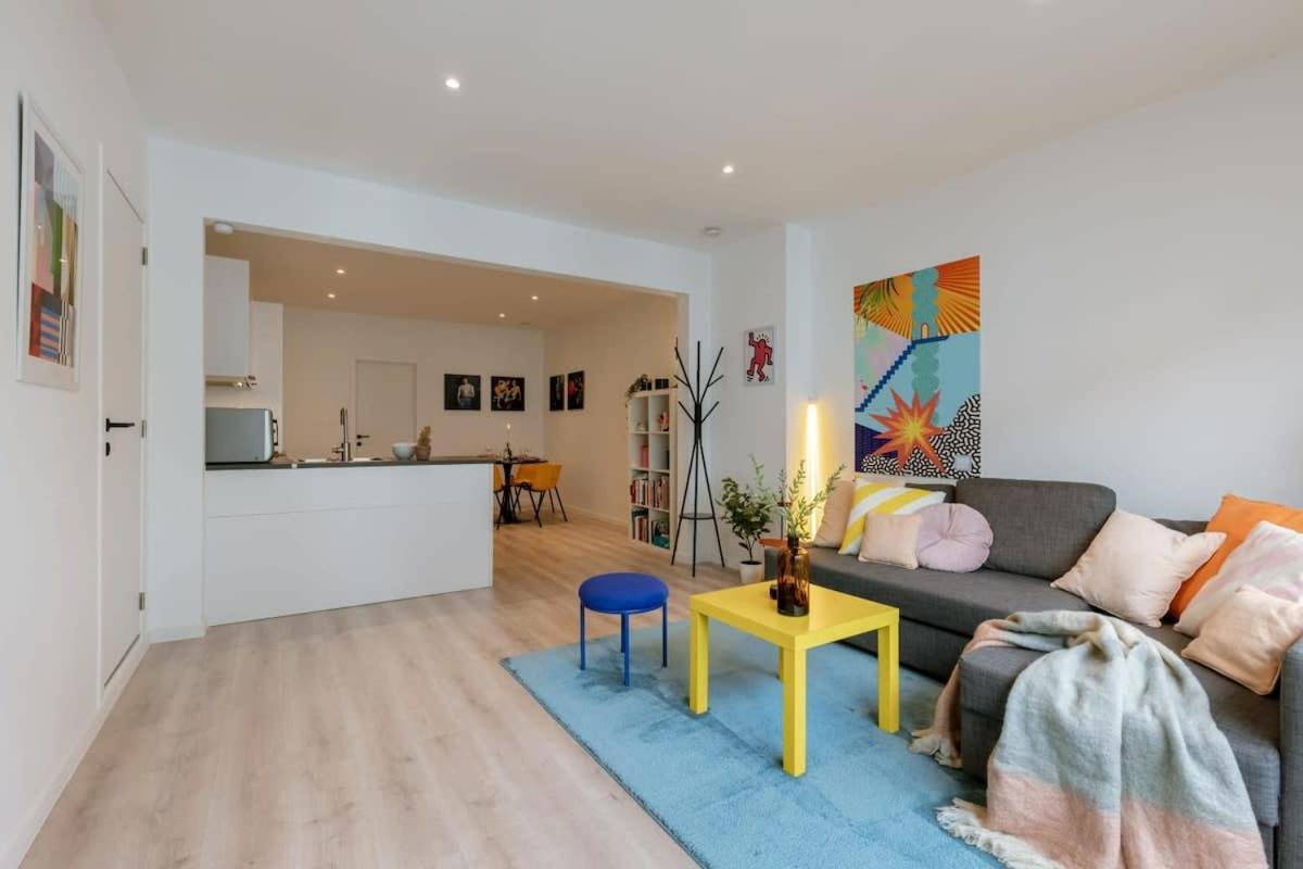Colorful Pop Apartment In The Heart Of Antwerpen Eksteriør billede